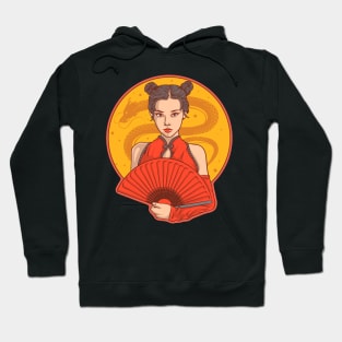 Chinese girl Hoodie